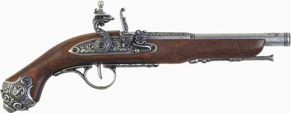 foto Pistole s k�esac�m z�mkem, 18. stol.